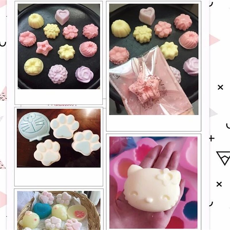 250g/Bag DIY Hand Making Soap Making Bases Melts Soap Material Soap Base Makeing Handmade Soap for Washing Body Hand or Clothes