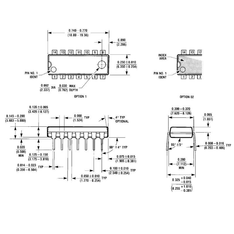 Original MC14069UBCP HexInverter DIP 14, Novo