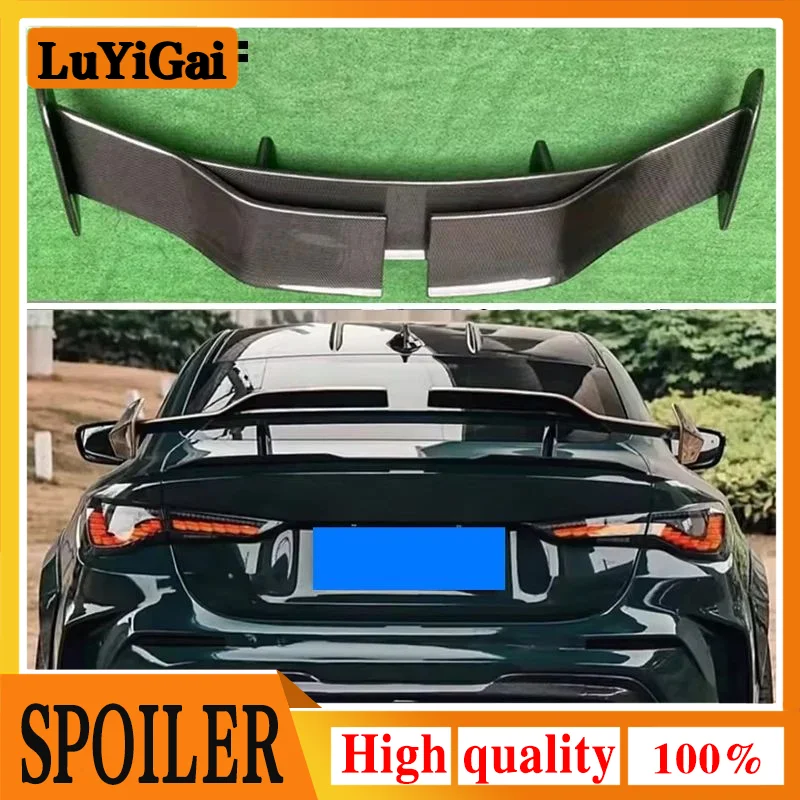 For BMW M4 M3 M5 G38 G30 G15 G20 G80 G82 G22 High Quality Carbon Fiber Rear Roof Spoiler Wing Trunk Lip Boot Cover Car Styling 