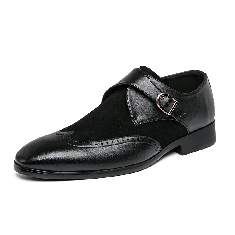 

Spring and Autumn New Outdoor Casual Shoes Motorcycle Fashion Versatile Trendy Leather Shoes Comfortable Men's Shoes