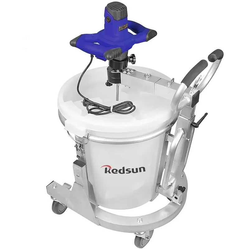 2026 CE XH 20.5 GAL (80L) Steel Concrete Mixer Bucket 220 Lbs (100kg) Mix Load Manual Operation Motor Powered Portable