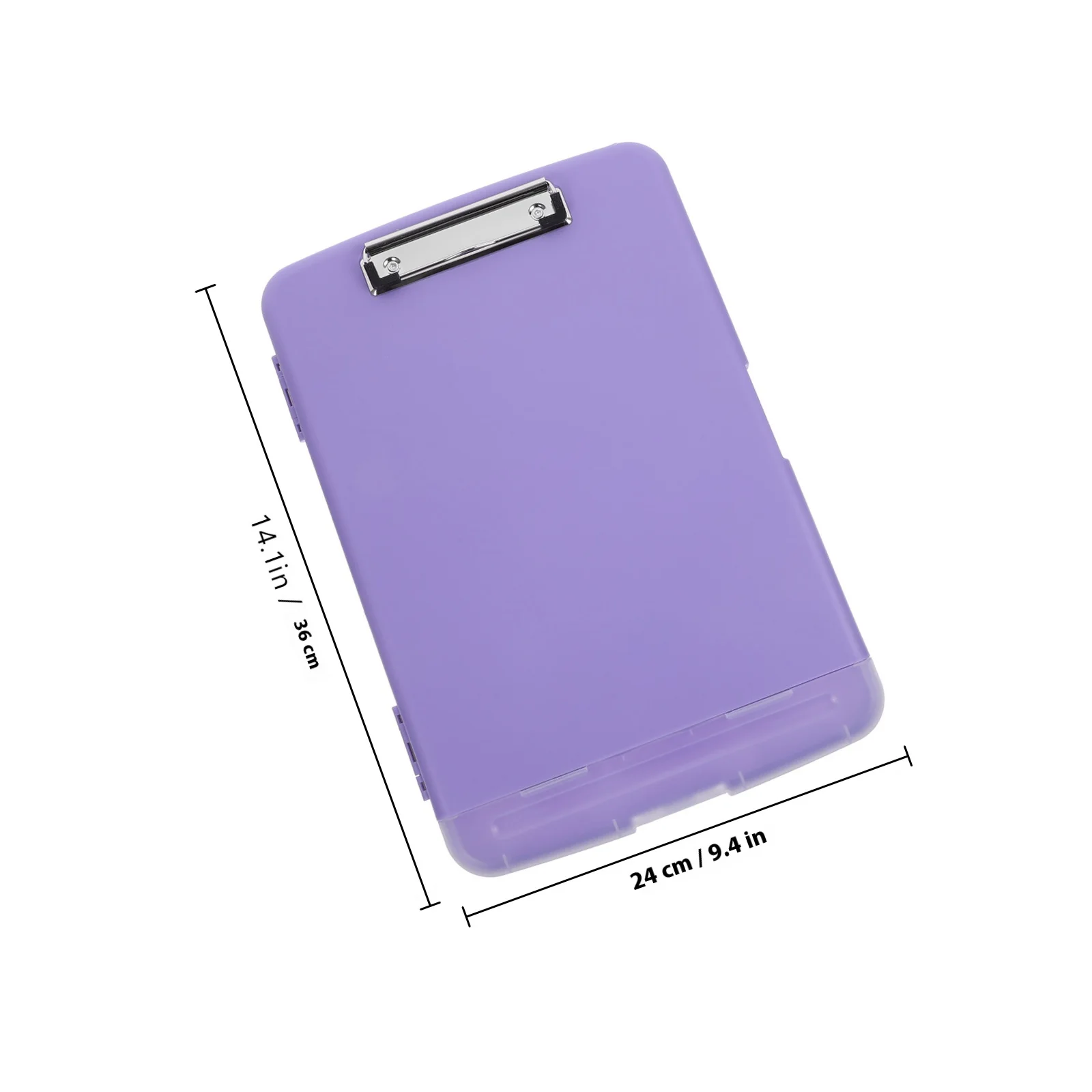 File Organizer Box Light Purple A4 Document Storage Writing Board For Office School Business Trip Paper Organizer Storage