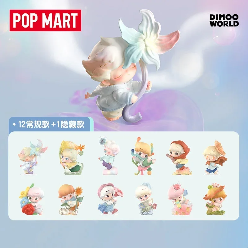 

POPMART DIMOO MOMENTS IN BLOOM Series Genuine Blind Box Mystery Box Guess Bag Toys Doll Cute Anime Figure Desktop