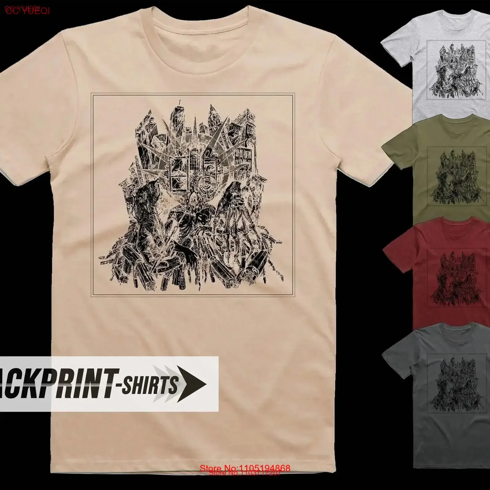 Imperial Triumphant Abyssal Gods V1 T Shirt cotton Men's all sizes S 5XL 18 colors band poster album cover vintage Washed