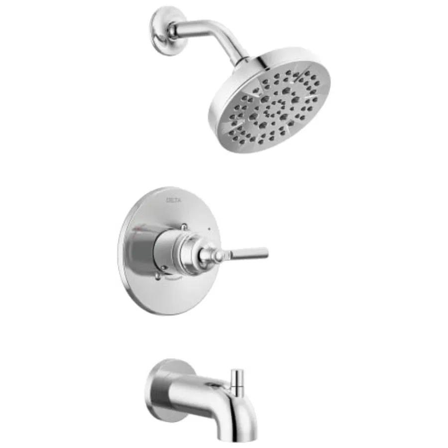 

Faucet Saylor 14 Series Chrome Tub and Shower Faucet Combo Bathtub and Shower Trim System Shower Trim Kit Bathtub Faucet Set Sh