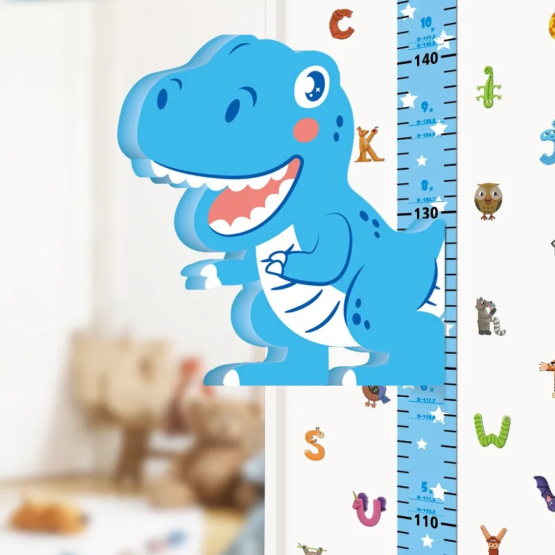Ruler Giraffe 3d Height Stickers Baby Children's Height Measuring Tape Magnetic Cartoon Boys and Girls Height Measurement
