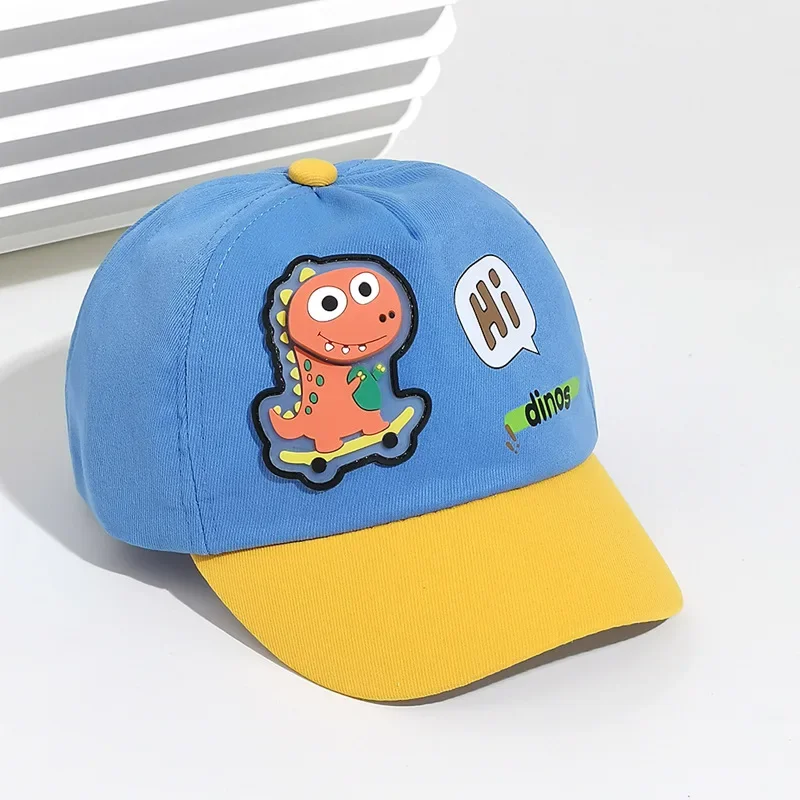 

Cute Cartoon Dinosaur Baby Baseball Cap Night Toddler Girls Flash Light Peaked Hat Kids Girls Outdoor Sunshade Caps