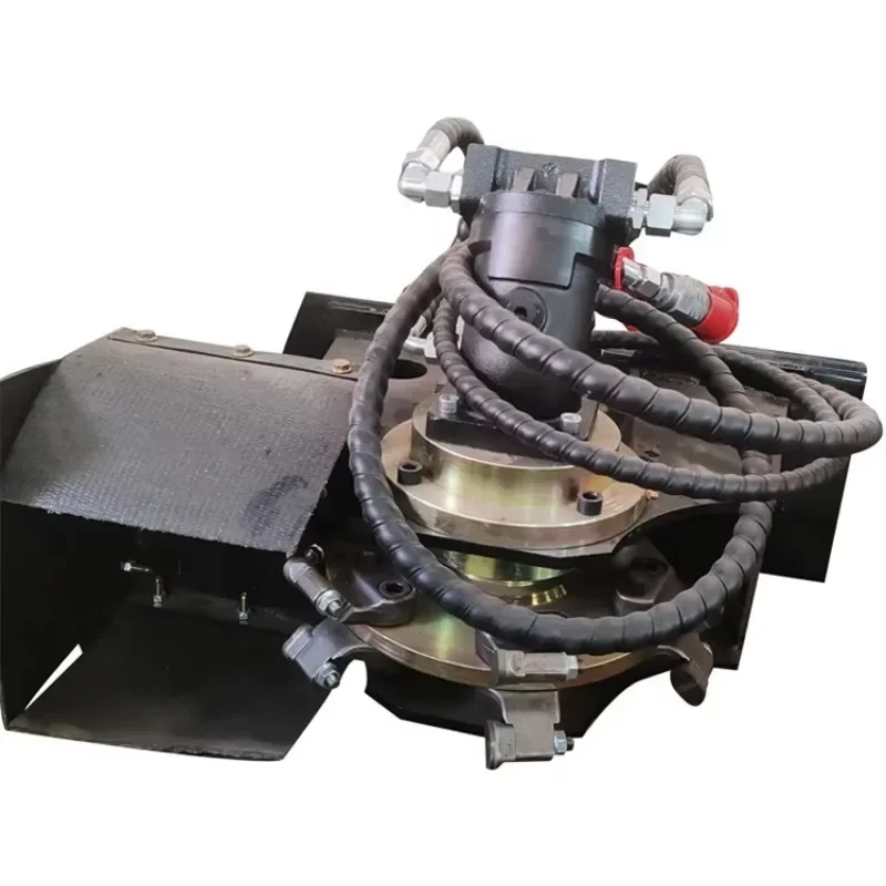 Factory Stump Grinder-mechanical Oscillating Head Attachment For Mini Skid Steer Loader Track/crawler Loader Wheel Loader