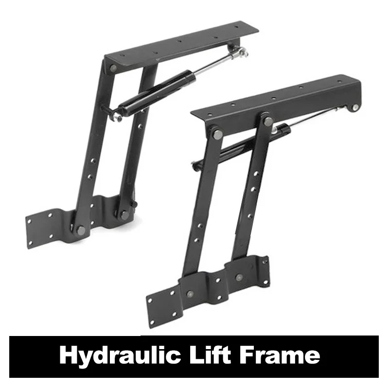 2 Pack Lift Top Mechanism Hardware Folding Hydraulic Coffee Table Hinges Industrial Furniture Lift Rack Computer Desk Stand