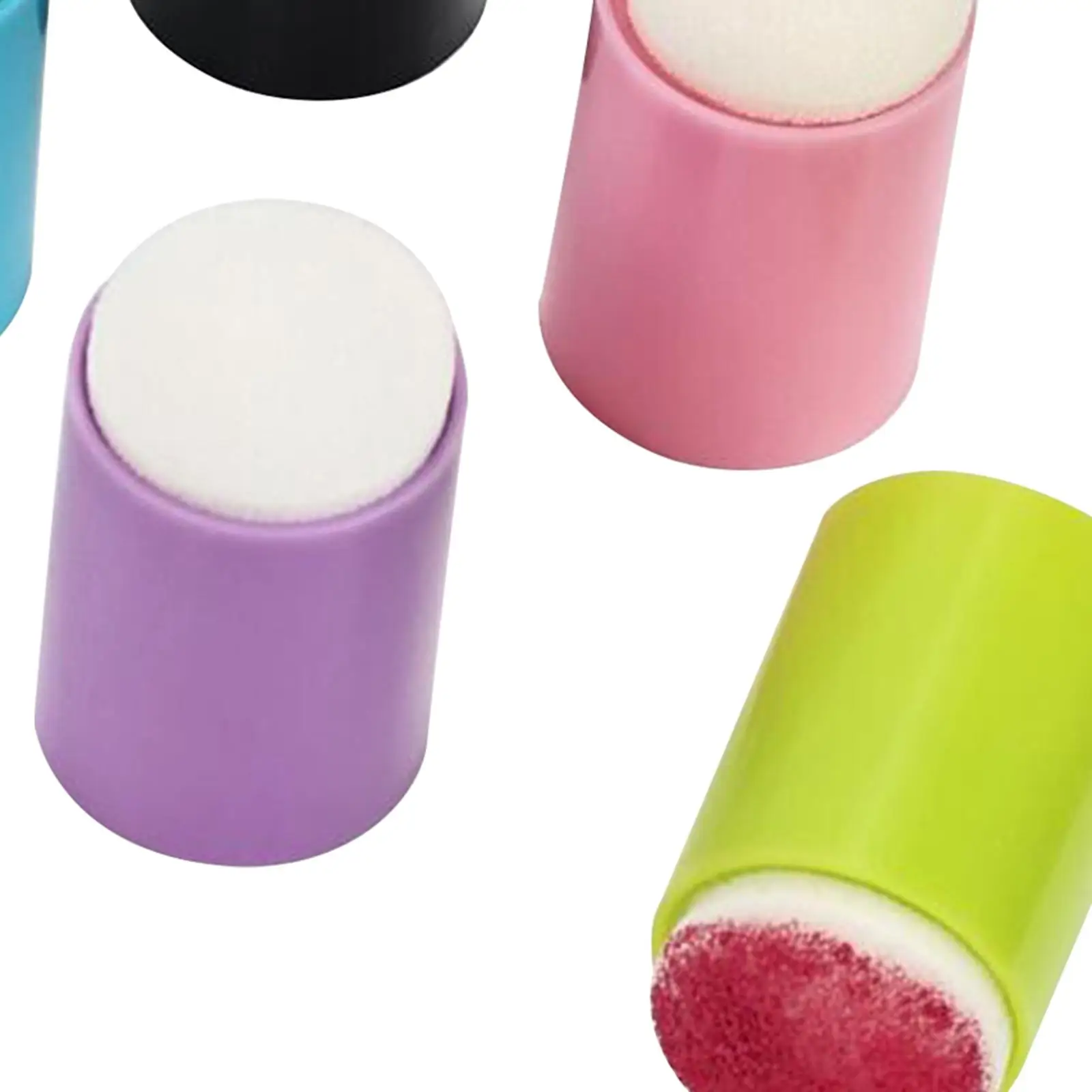 Painting Sponge Daubers Plastic Finger Tools for DIY Face Painting Card Making and Crafts