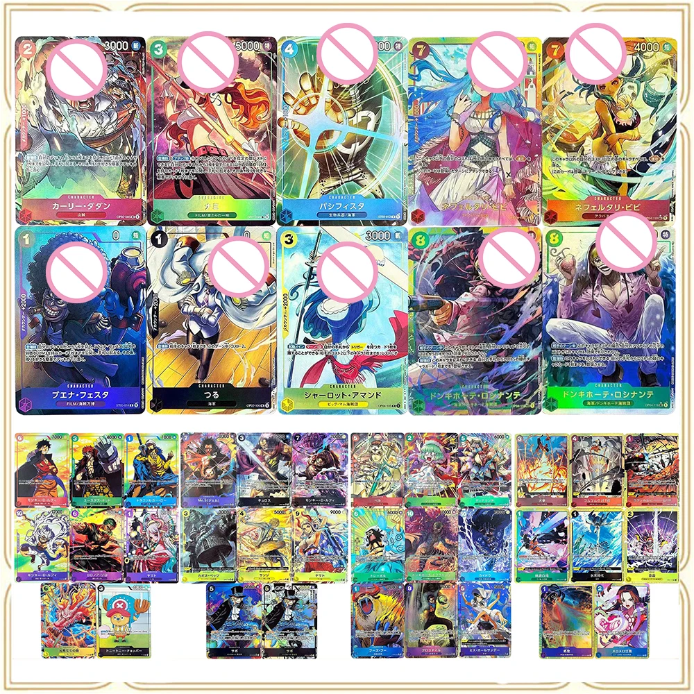 Anime diosa historia DIY ACG niños juego juguetes tarjetas coleccionables regalo de cumpleaños de Navidad 54 unid/set Sugar Boa Hancock Robin Nami