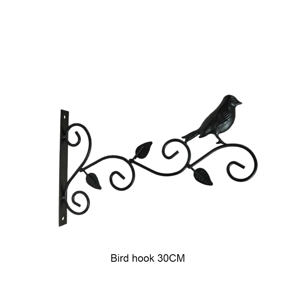 Siding Hooks For Hanging Plant Hooks Creative And Versatile For Small Spaces Plant Hangers Outdoor Black S hook 30CM