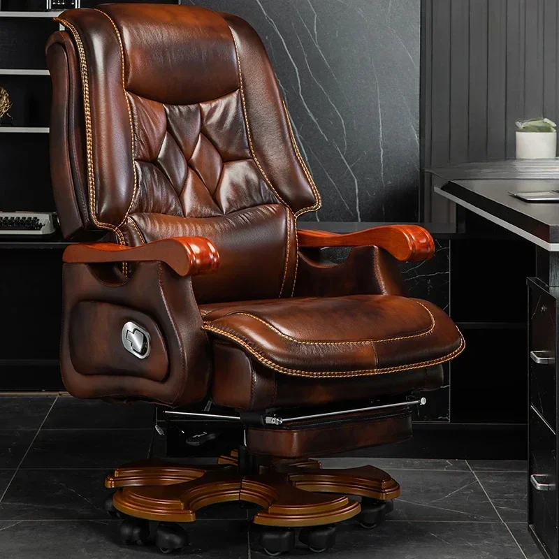 

Ergonomic Computer Office Chair Recliner Comfy Lounge Luxury Massage Boss Chair Swivel Accent Silla De Escritorio Home Furniture