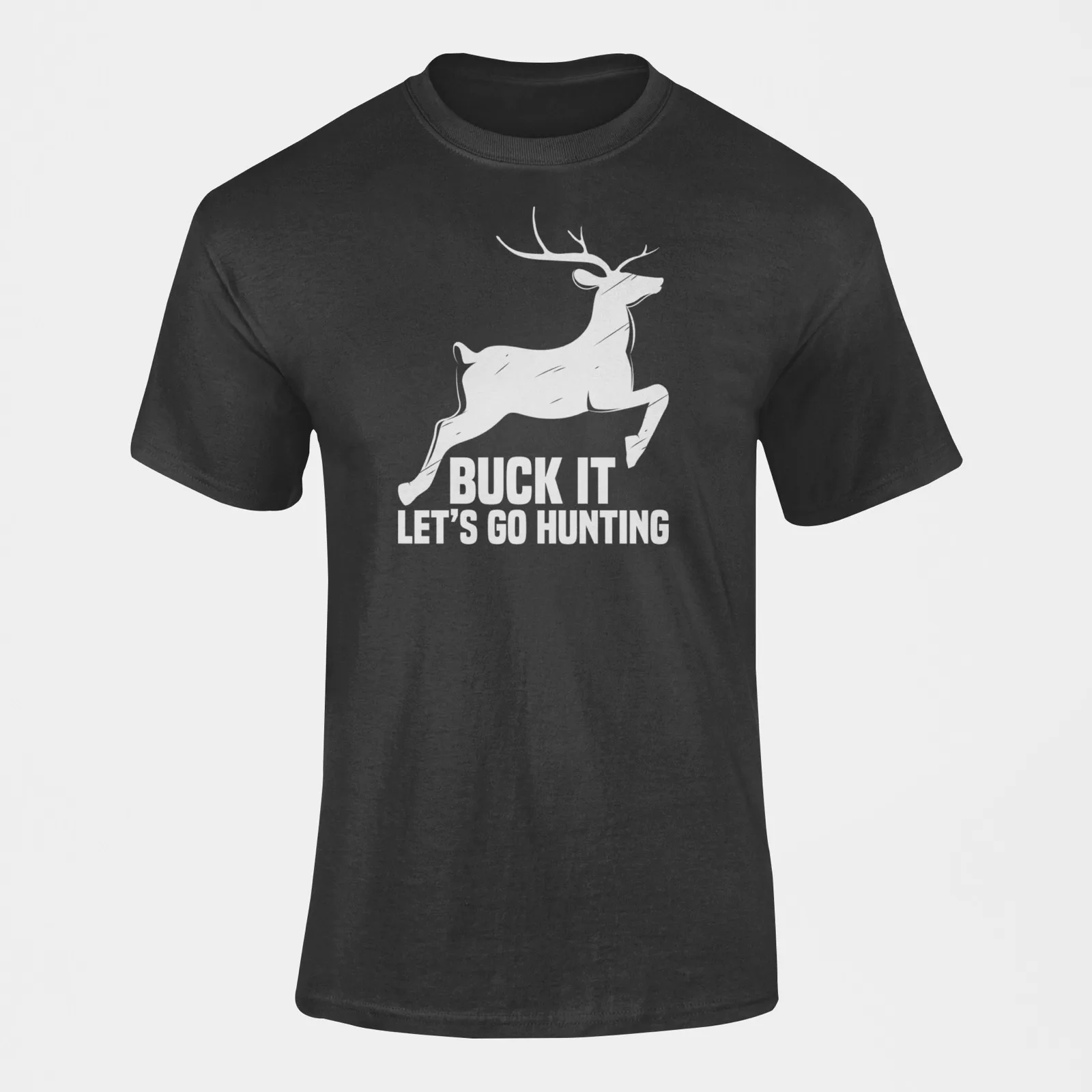 Men's Buck It Let's Go Hunting Shirt | Funny Nature Outdoor Hunter | S-5XL
