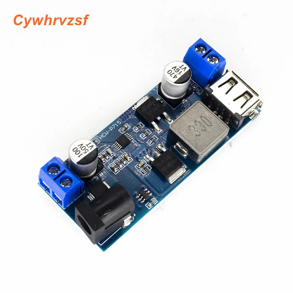 DC-DC 30W 9-36V to 5V 6A Step-down Buck Converter Power Module USB Charging 5A High Power XH-M249