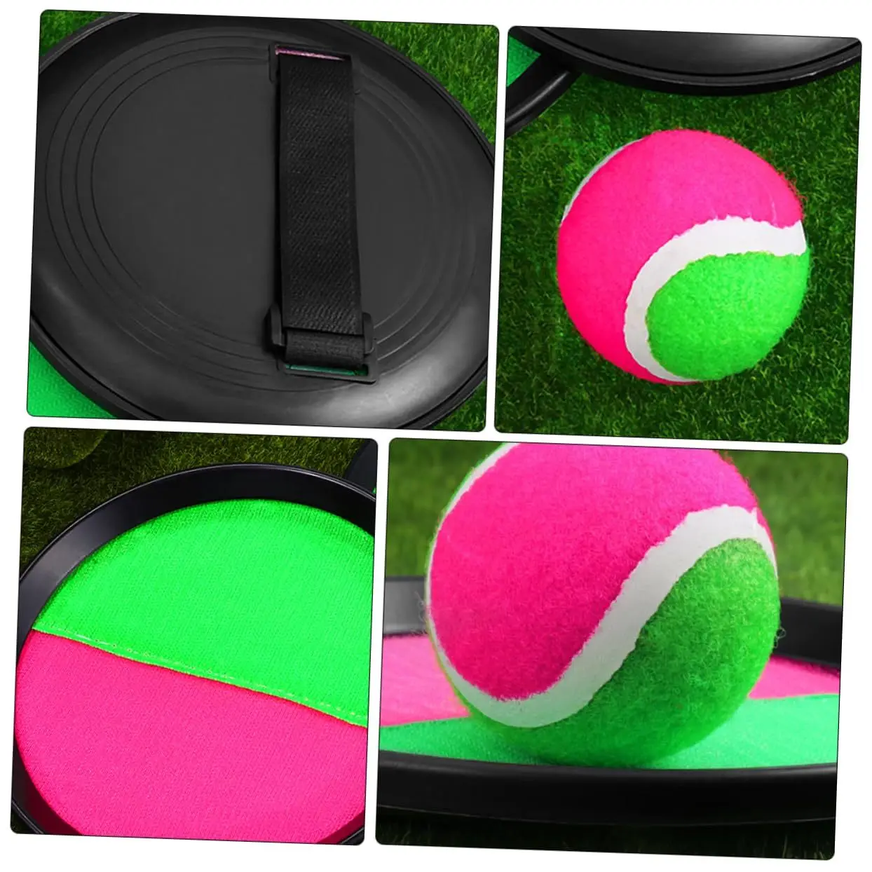 3pcs/set Sucker Sticky Ball Set Throw And Catch Ball Game Toy Party Fun Interactive Game for Outdoor Indoor Catch Ball  ZSY