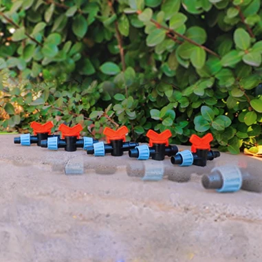 202516mmダブルロックバイパスドリップバルブPEパイプ挿入接続パイプ継手、多機能ドロッパー継手、農業灌漑