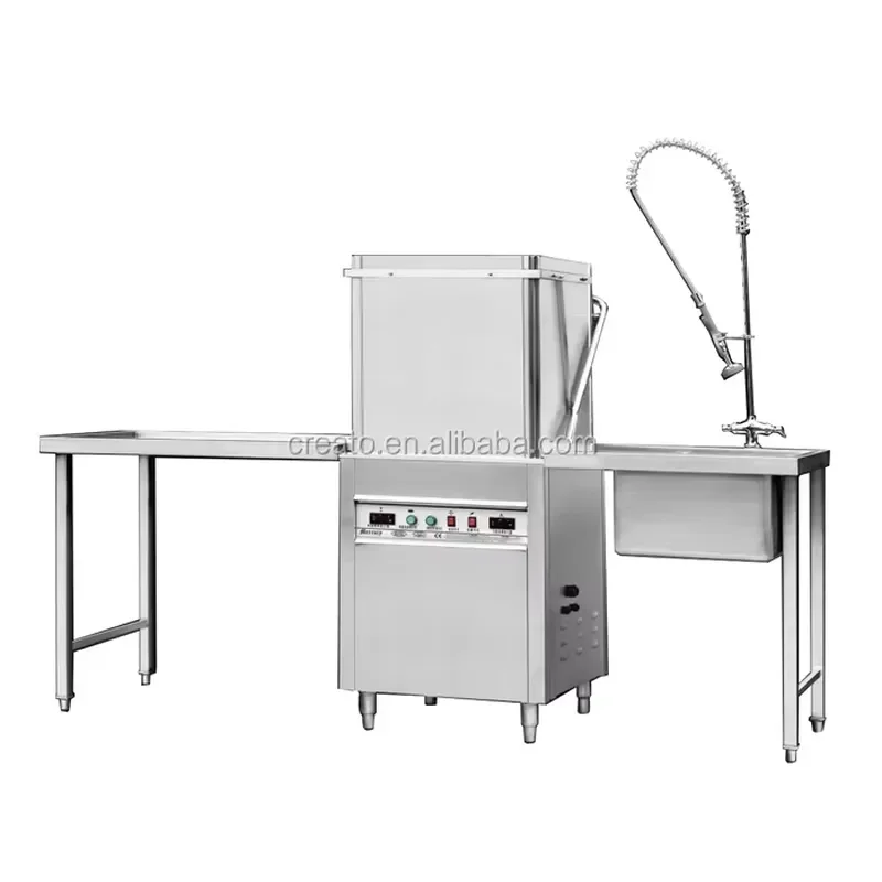 For CT-K60 Commercial Dishwasher with CE Certification High Efficiency Industrial Dish Washing Machine for Restaurant Hotel