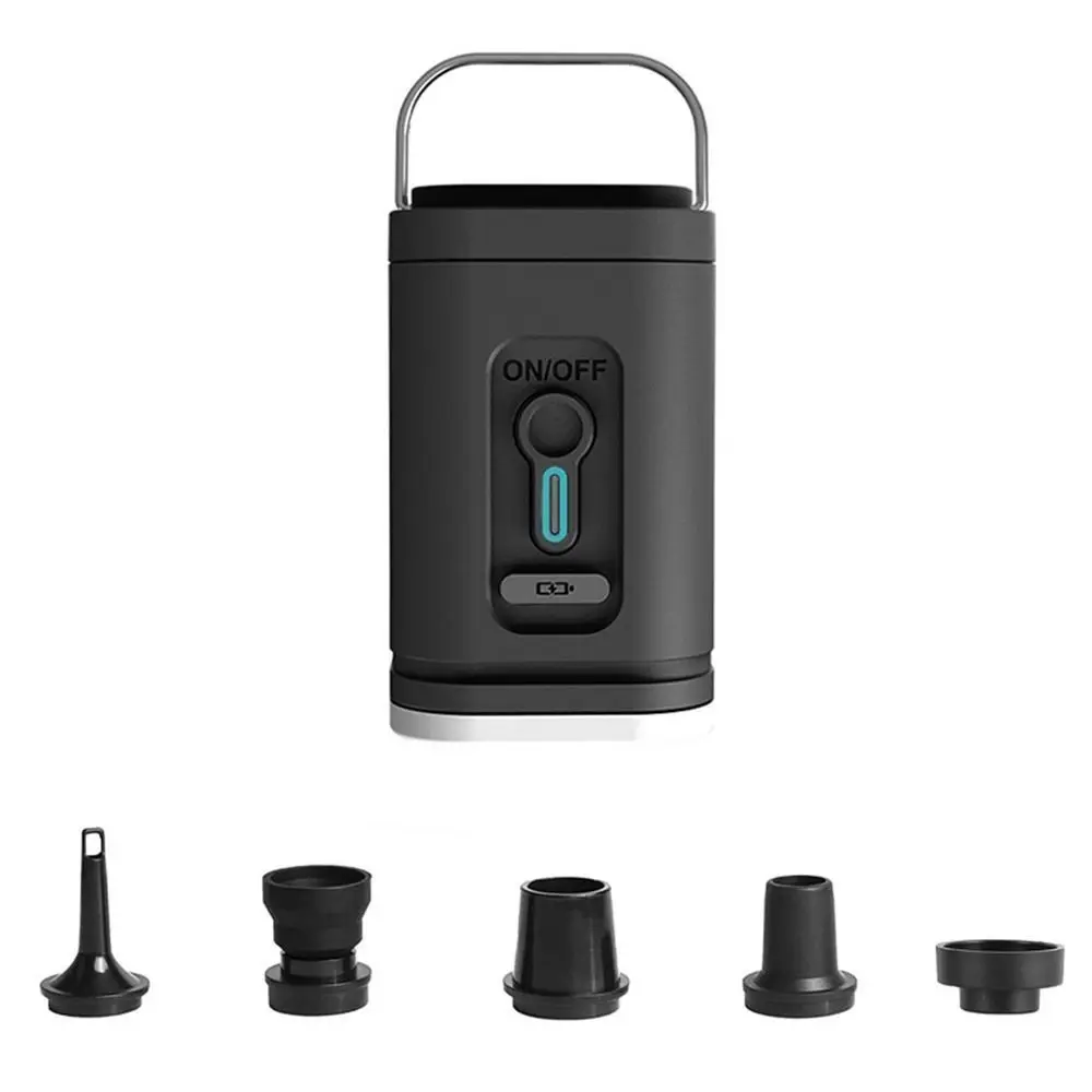 

3 in 1 Mini Electric Air Pump with LED Light USB Charging Quick Inflate/Deflate Pump Portable Durable Wireless Air Compressor