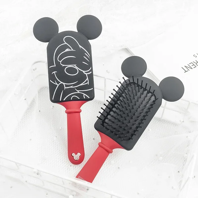 Disney Stitch Air Cushion Massage Combs Minnie Mouse Cartoon Anime Figures Children Comb Hair Brush Hairdressing Tool Kids Gift