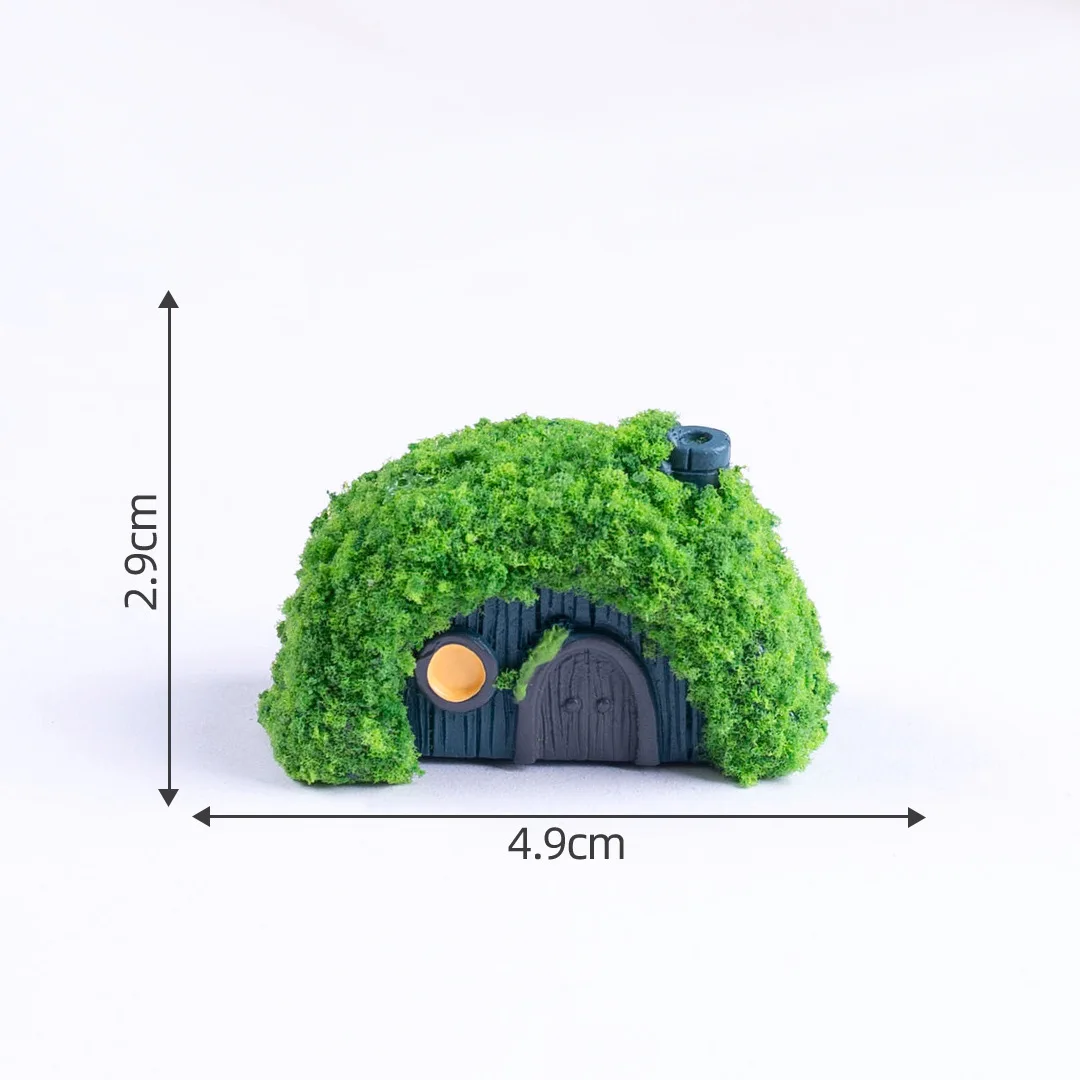 3pcs Landscape Creative Simulation Fake Mountain Waterfall Stone Moss Gardening Landscape DIY Decorations Accessories Ornaments