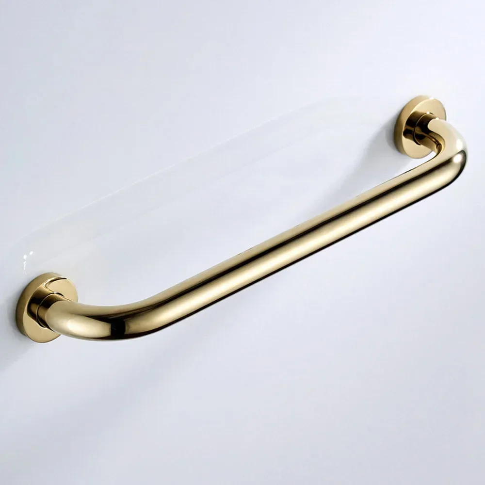 Grab Hand Bar 30cm Bathroom Tub Toilet Handrail stainless steel Grab Bar Shower Safety Support Handle Towel Rack Gold Finished