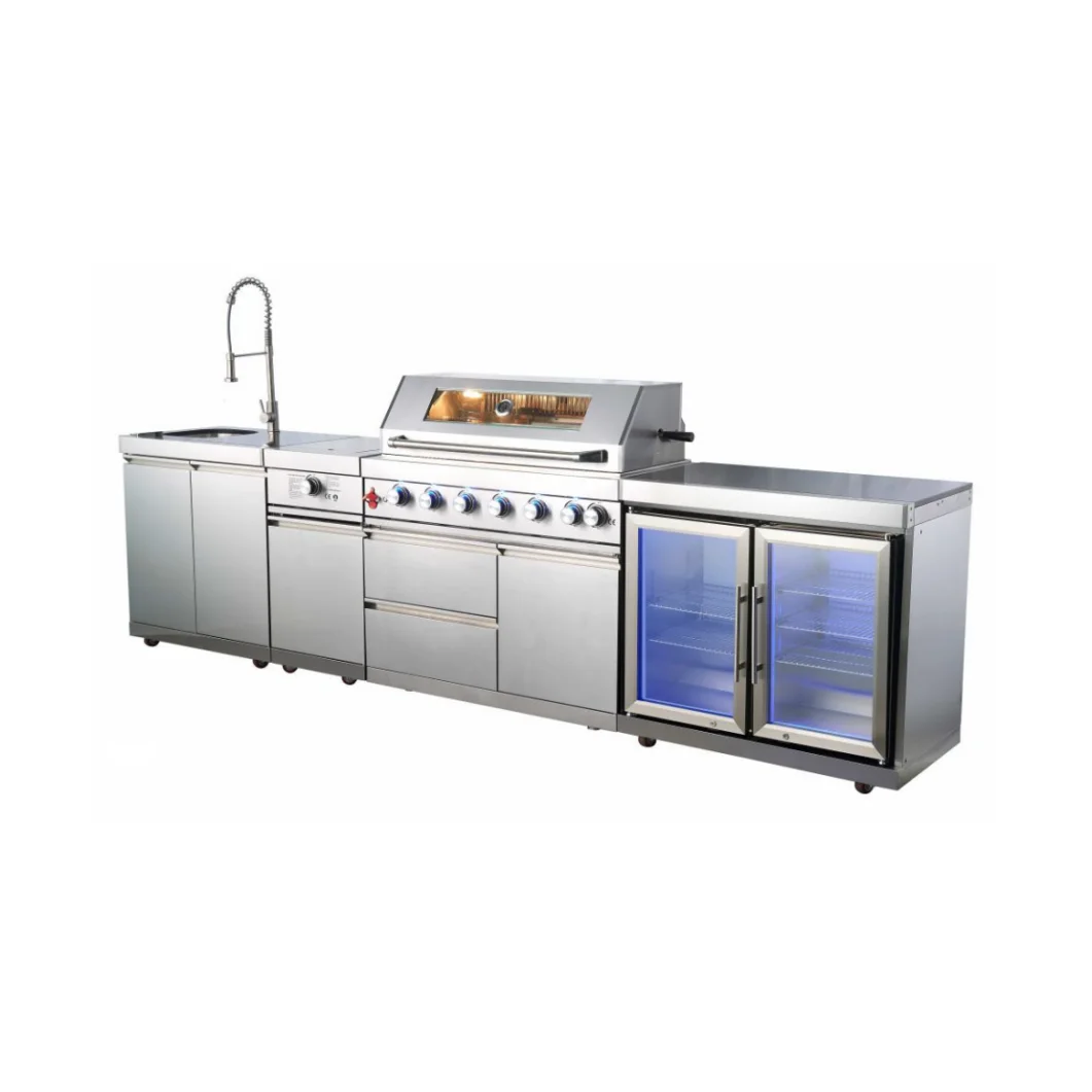

Outdoor Kitchen Garden State Stainless Steel Outdoor BBQ Kitchen With Outdoor Grill