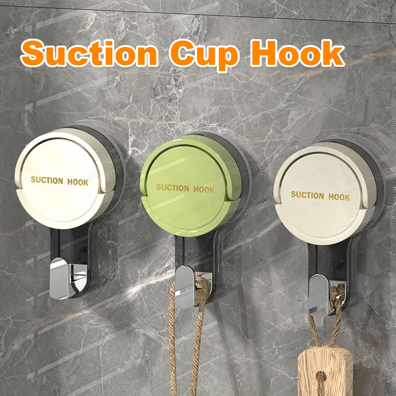 

Creative suction cup hook no punching bathroom door no trace vacuum adhesive hook kitchen storage rack