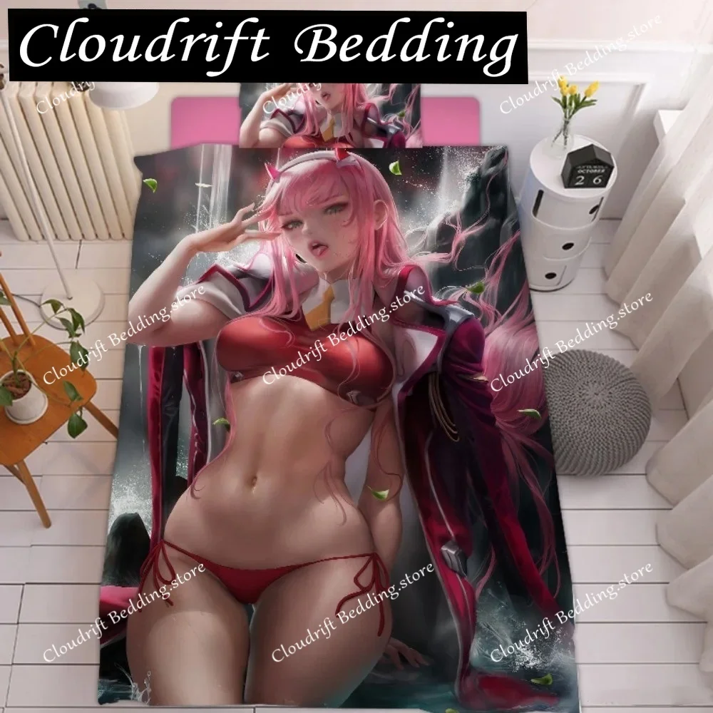 

Sexy Bikini Lady Bedding Set 3D Print Lovely Girls Duvet Cover for Bedroom Bed Cover Set Single Twin Queen Bedspread
