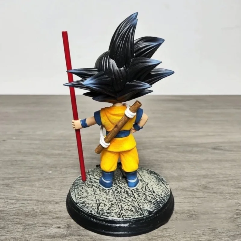 17.5cm Dragon Ball Daima Goku Super Saiyan Pvc Son Goku Figure Q Version Gk Anime Peripheral Figurine Model Doll Ornaments