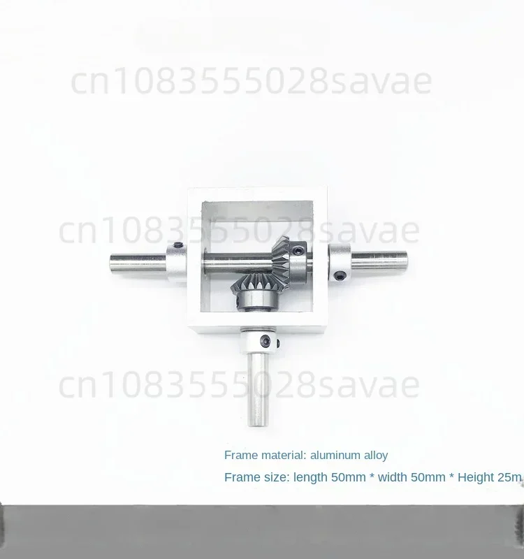 

90 degree right angle drive inverted umbrella gearbox, aluminum frame miniature compact angle machine 1 to 1 T-shaped guide box