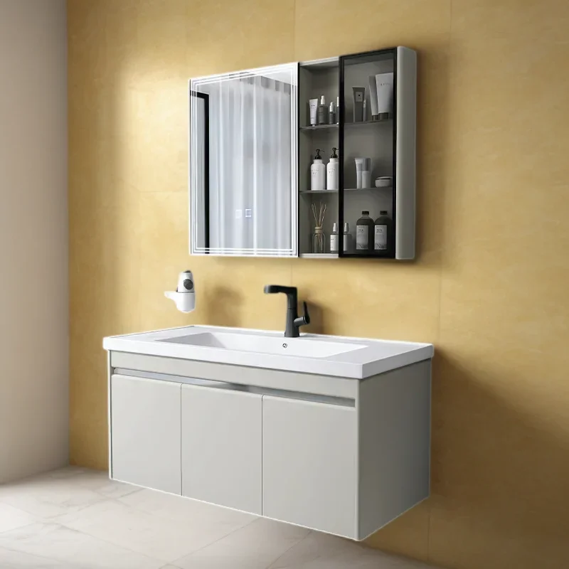 

Space Saving Bathroom Cabinet Washbasin Corner Filing Cabinets Wooden Furniture Column Sinks Medicine Vanity Gabinete Para Bano