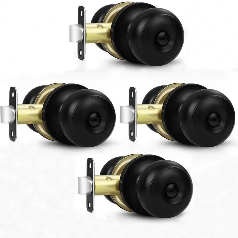 for BK Three Stroke Ball Lock Keyless Mechanical Door Lock for Indoor Room Bathroom Access No Key Required American Style