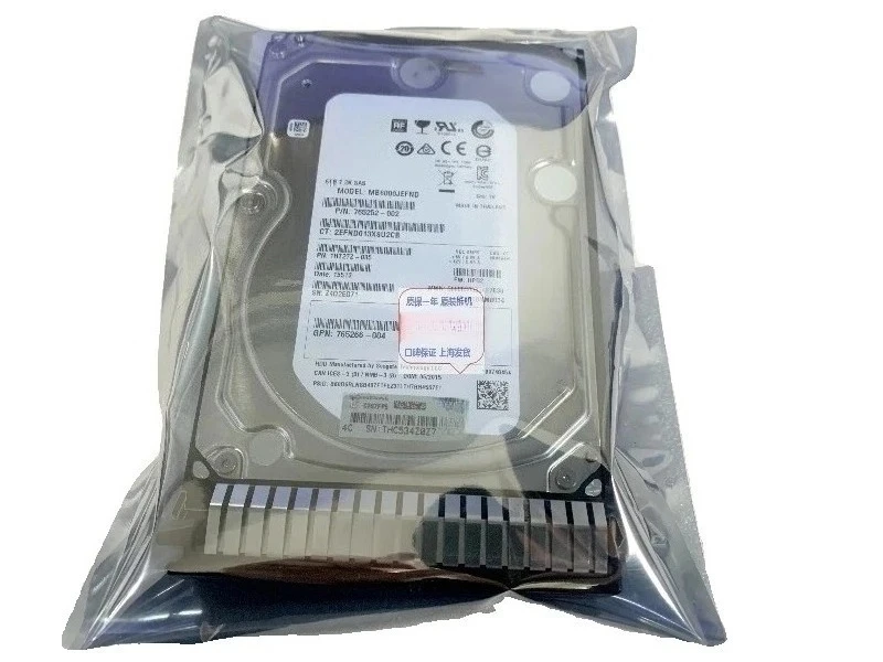 

765259-B21 765864-001 6T SAS 12G7.2K 3.5 inch 6TB Hard Drive Used