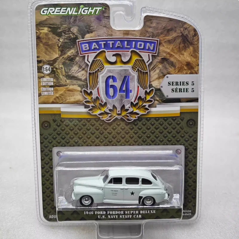 Greenlight aleación fundida 1:64 1946 Fordor modelo de coche decoración estática coleccionables juguetes de regalo