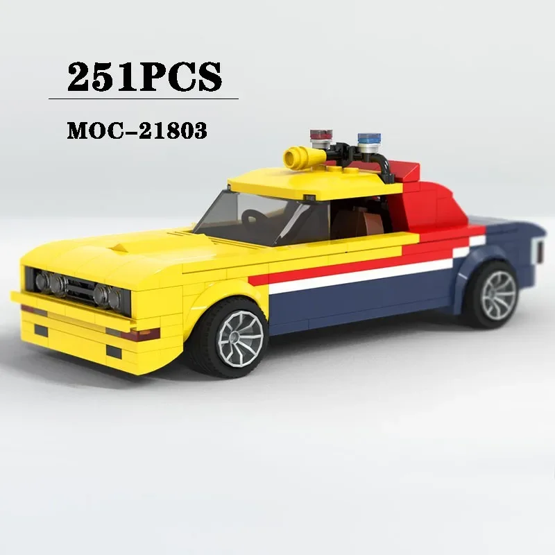 

Building Block MOC-21803 Patrol Interception Car Assembly Model 251PCS Boys Puzzle Education Birthday Christmas Gift Ornaments