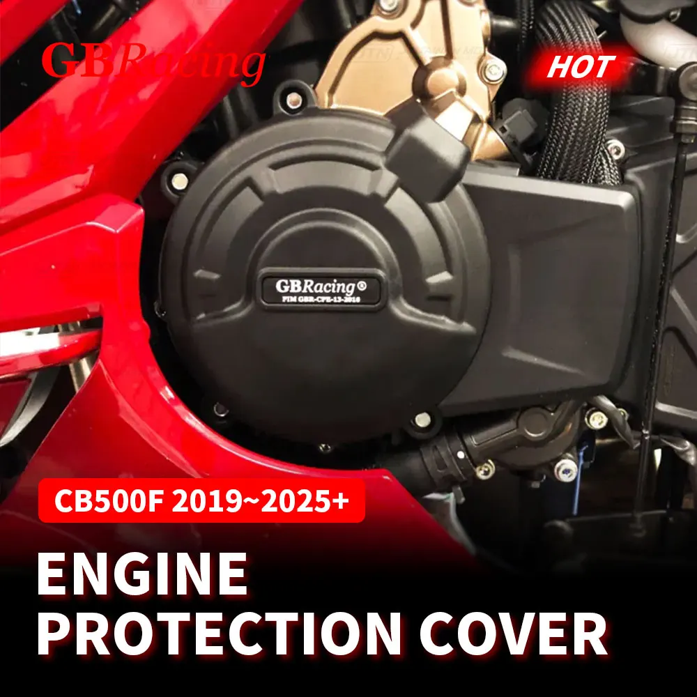 

Комплект защитных крышек двигателя GB Racing для HONDA CB500F CB 500 F 2019-2026: защита генератора, сцепления и насоса, аксессуары