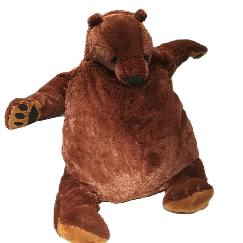 Cute Creative Giant Simulation Bear Toy Plush Stuffed Dolls Lifelike Home Sofa Decoration High Quality Kids Girls Birthday Gifts