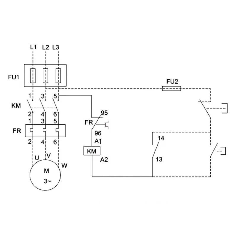 

Магнитный пускатель JD-8 с контактором переменного тока, регулировкой тока, индикаторной лампой, защитой от перегрузки и потери фазы, 380В