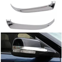 LHD For Ford Explorer 2011-2019 Car Sticker Side Rearview Mirror Strip Cover Trims Chrome ABS Protective Anti-Collision Decor