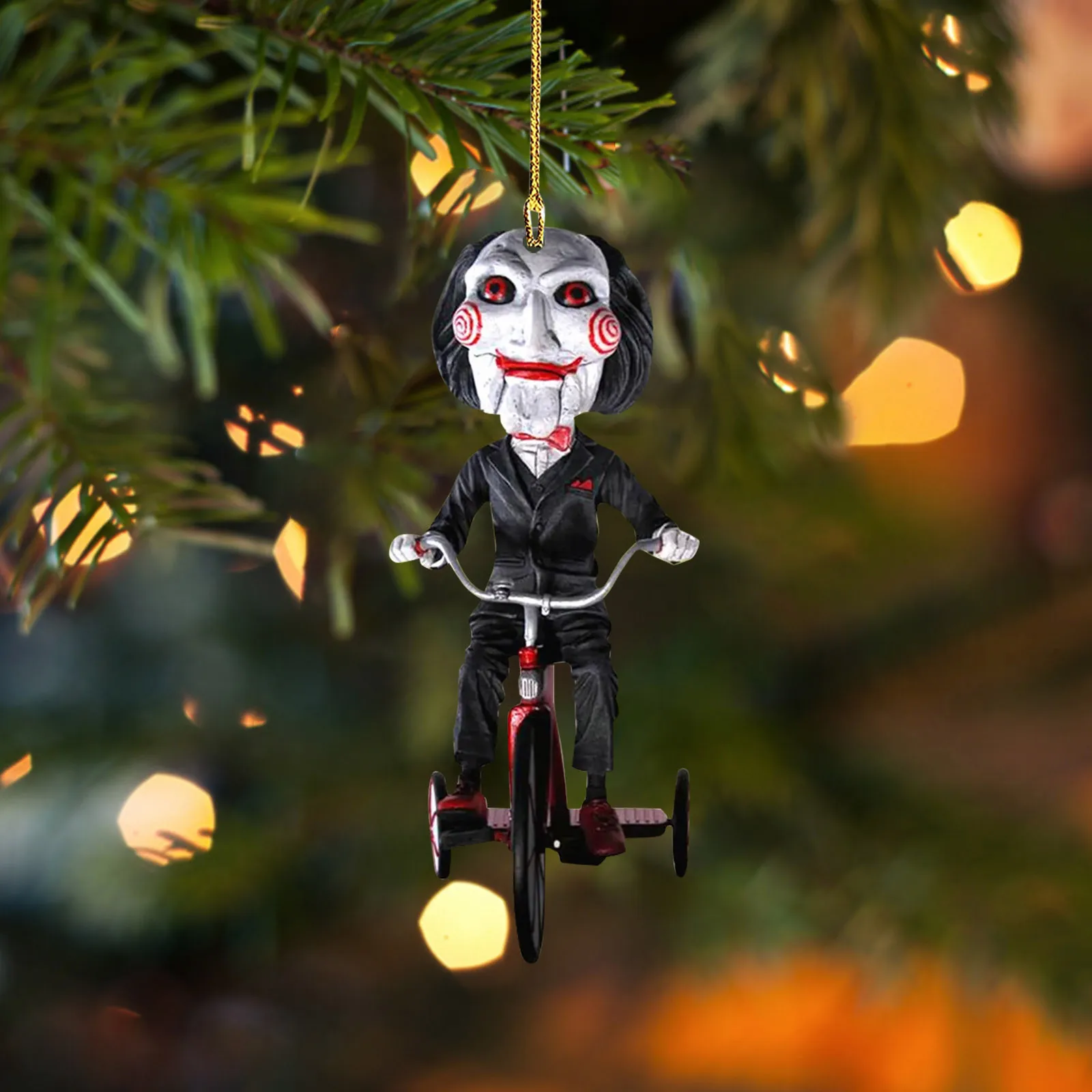 2023 Christmas Ornaments Diy Horror Movie Pendant Ornaments Christmas Tree Decoration Holiday Party Home Decor Home Noel Toys