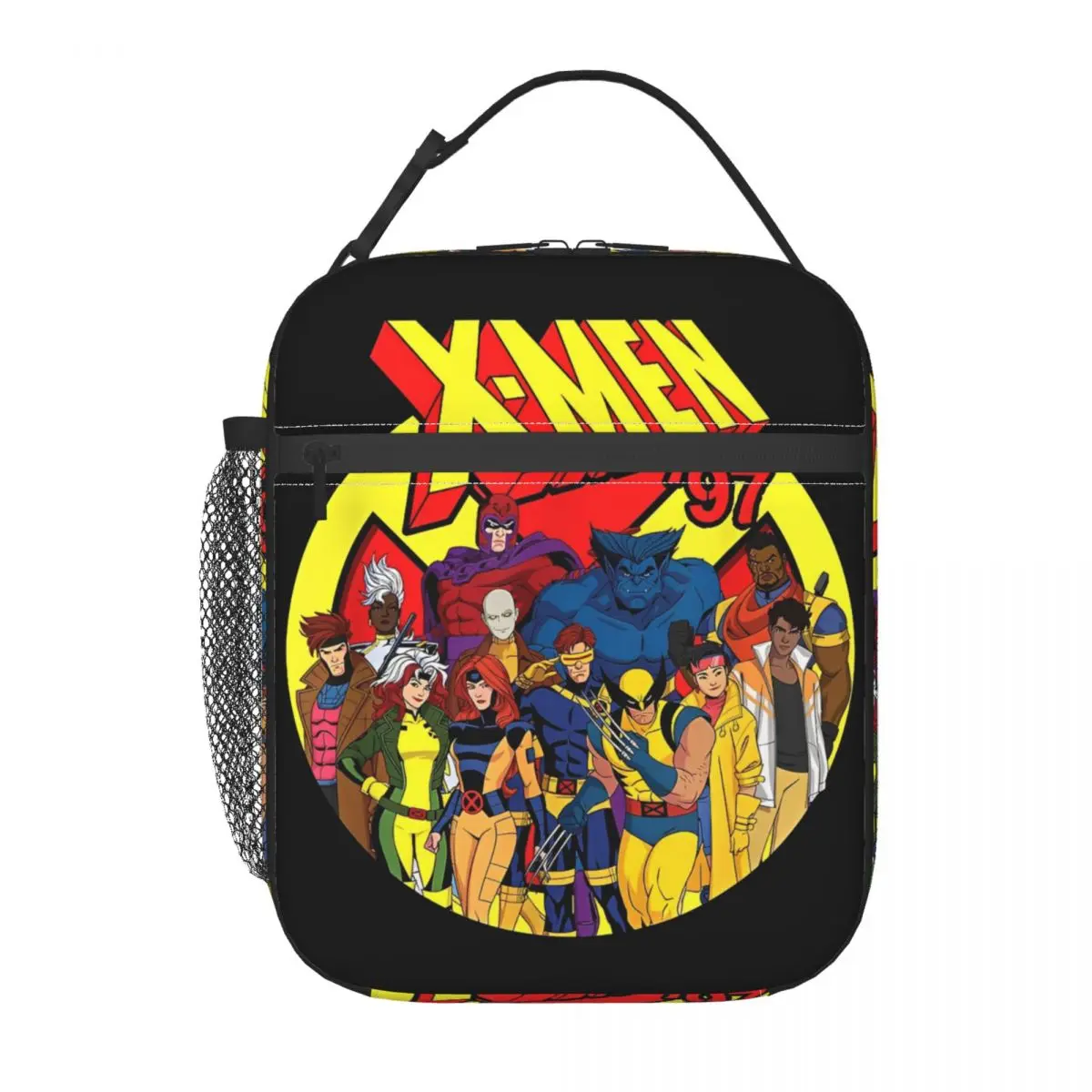 X-MAN X Man Cartoon Anime Merch Insulated Lunch Bag For Picnic Storage Food Boxes Portable Cooler Thermal Lunch Boxes