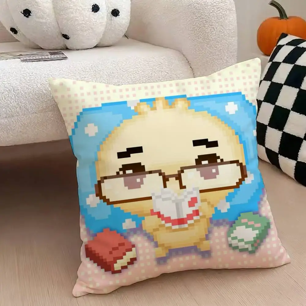 G-Glasses Dumpling Cute Y2K Pillow Case for Sofa Living Room Home office Decor Protective Cover