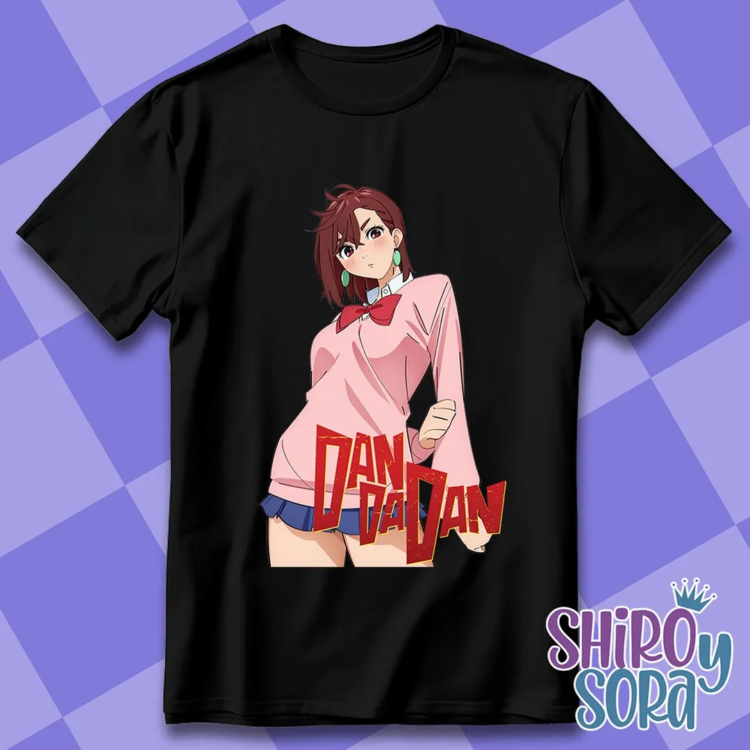 Momo Ayase Okarun Dandadan T-shirt Gift Horror Anime Shirt Gift Shirt