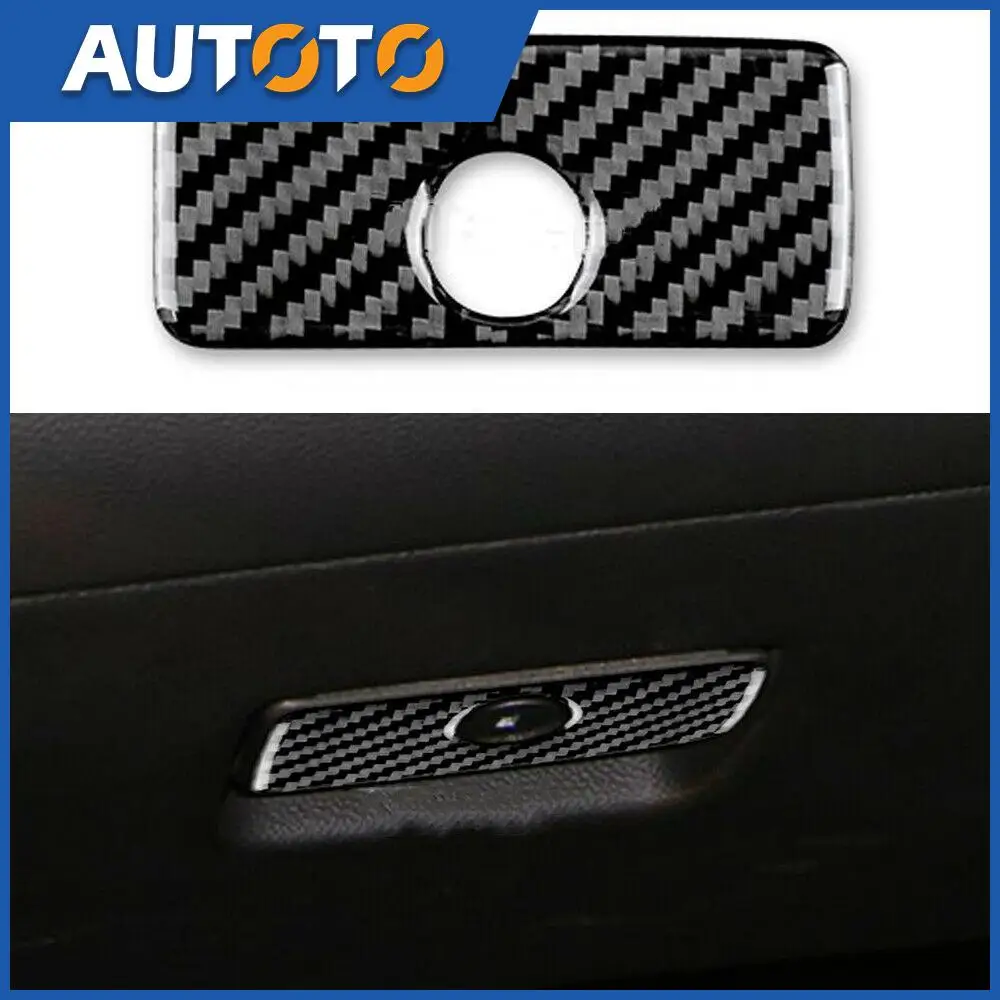 

1 шт., ручка для перчаточного ящика, панель, наклейка из углеродного волокна, отделка, автомобильные наклейки для Chevrolet Camaro 2010-2015, автомобильные детали интерьера