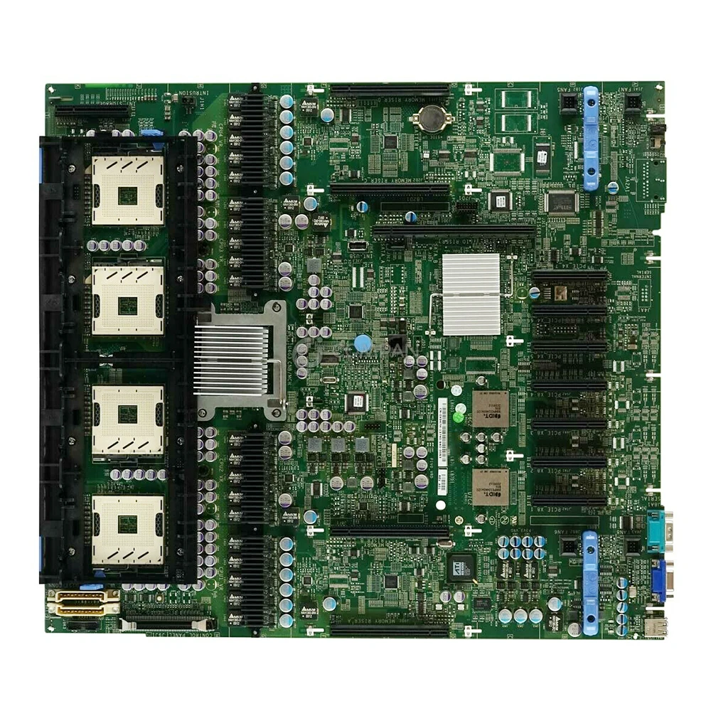 Untuk DELL PowerEdge R900 X947H TT975 OC284J F258C C764H Server Motherboard mendukung E74/E73 seri CPU sepenuhnya diuji