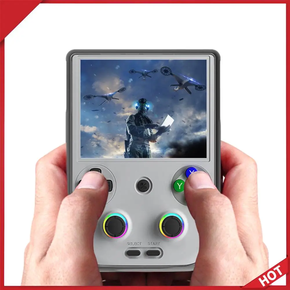 Für ANBERNIC RG406V Spielkonsole Schutzhülle Kratzfeste Weiche Handheld-Konsolenhülle Stoßfeste TPU-Schutzhülle