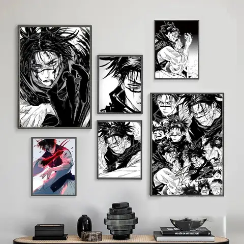 Choso Jujutsu Kaisen Anime Poster Poster Posters Waterproof Coffee House Bar Home Decor
