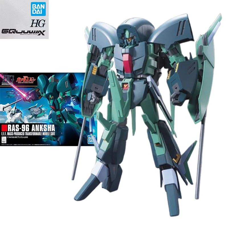 

Оригинальный спот Bandai HGUC 141, Anksha RAS-96 Anksha, аниме-модель, игрушки, деформируемая сборная модель Gundam, подарок для мальчика