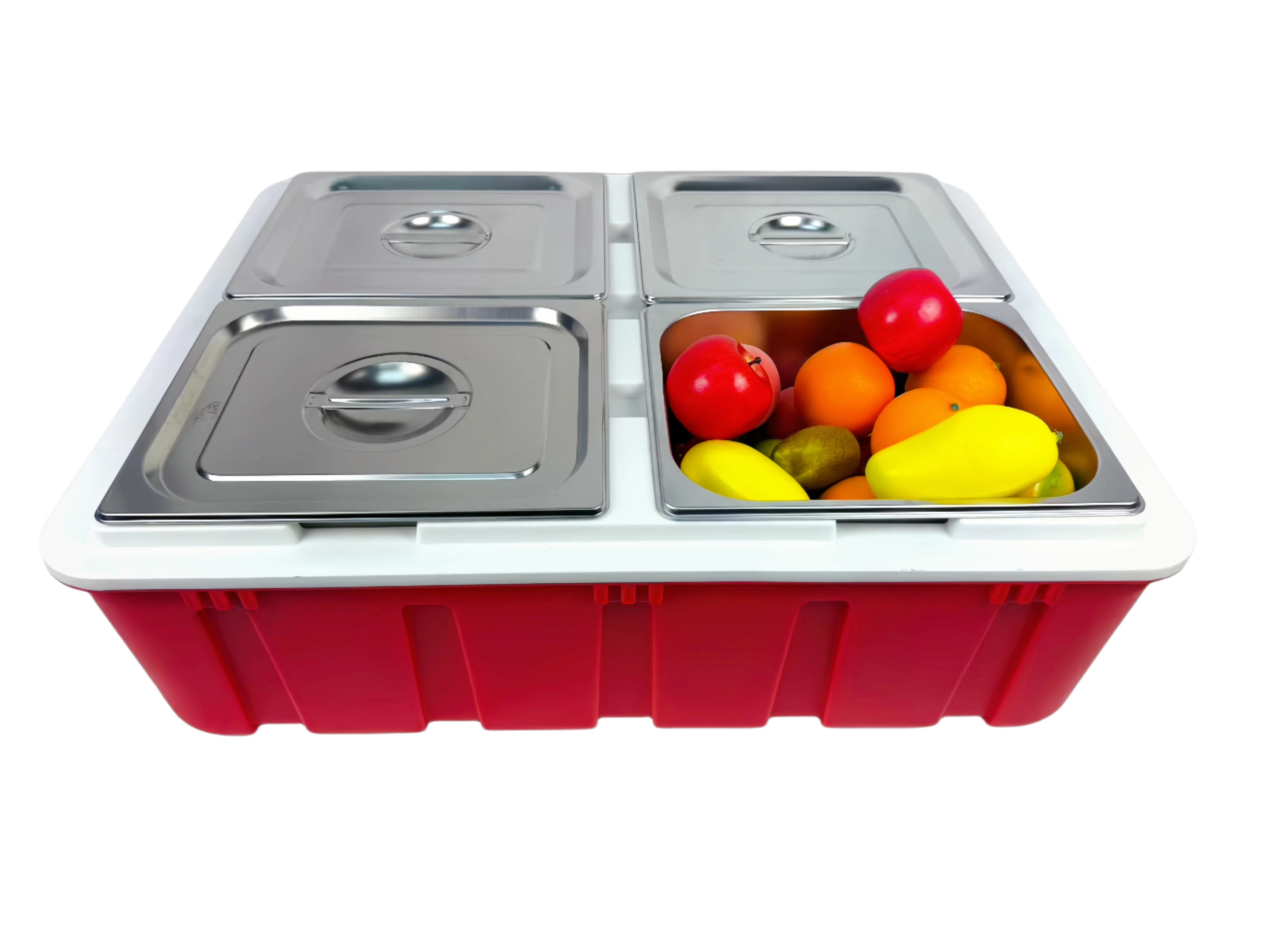 صندوق تبريد معزول لمقلاة الطعام 70L-4M GN للتخزين البارد والنقل المباشر مع صندوق معزول مناسب للهدايا